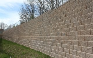 EverLoc Retaining Wall in Sienna