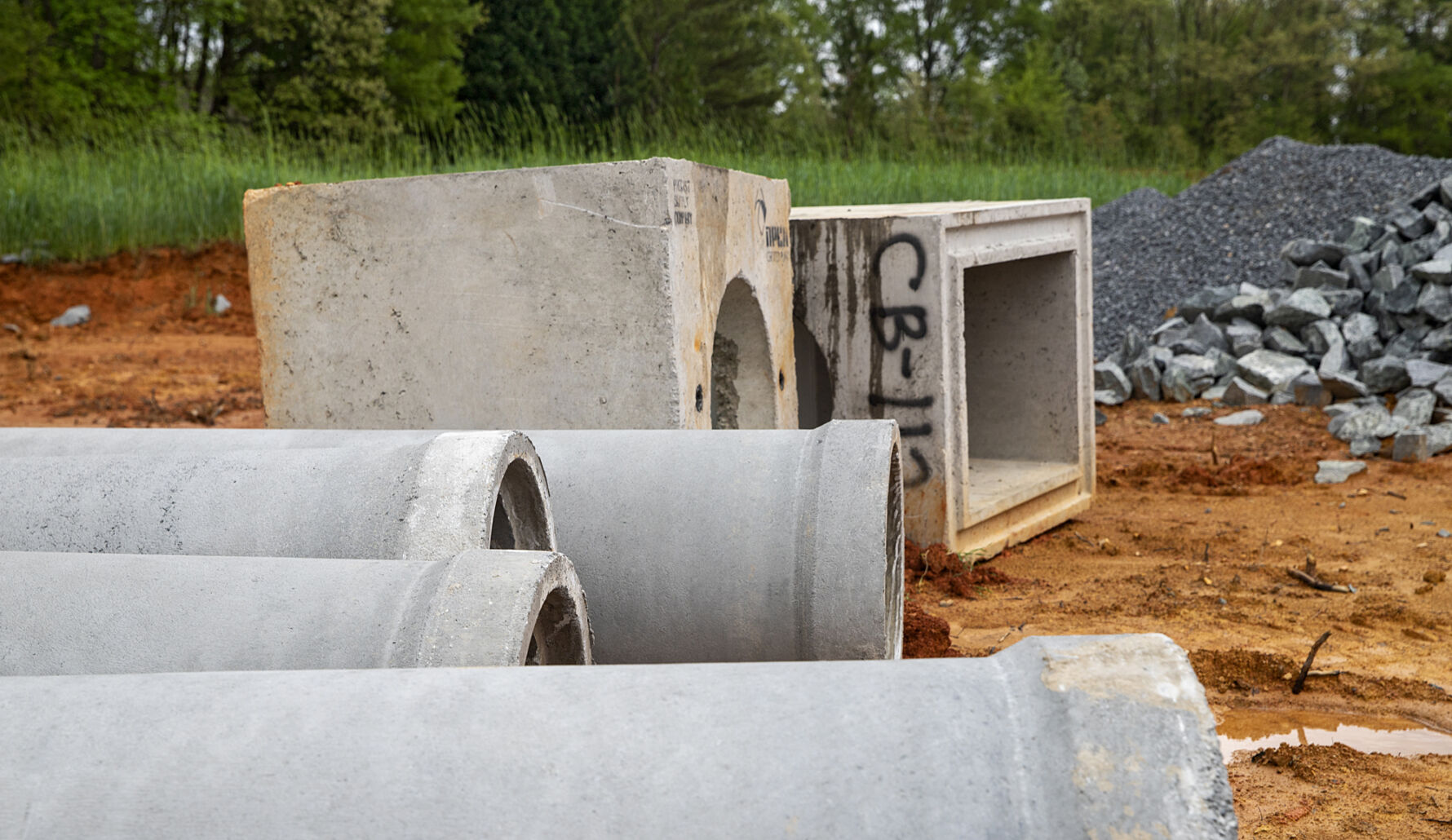 Johnson Concrete Products Reinforced Concrete Pipe and other drainage products