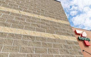 Johnson Concrete Products Prestige Masonry Architectural Block - Split Face Finish and in Benji and Cave of Crystals
