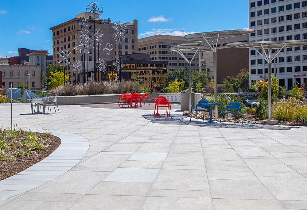 Landmark Porcelain Pavers, Landscape Architecture, Urban Design