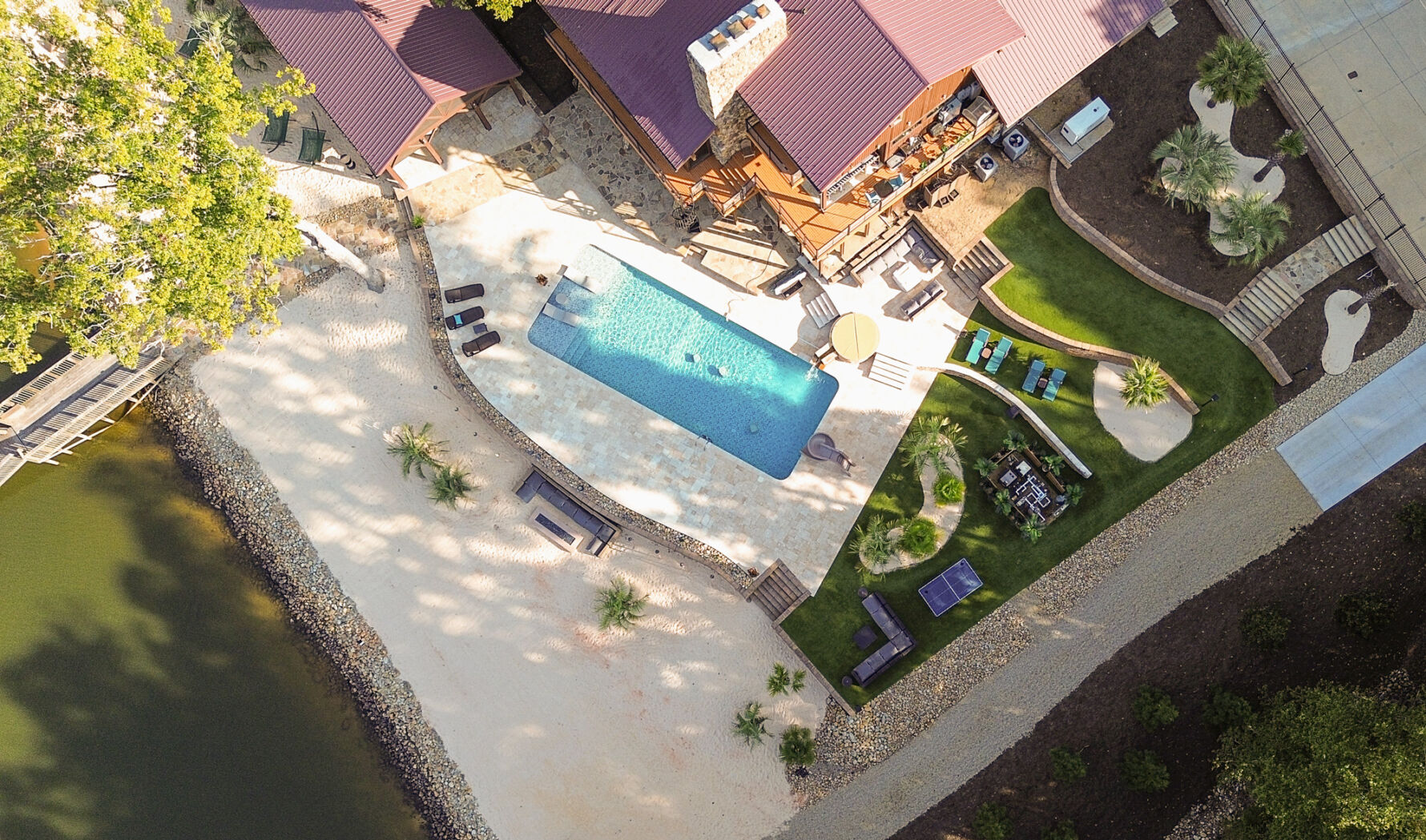 VERSA-LOK retaining wall on lakefront property