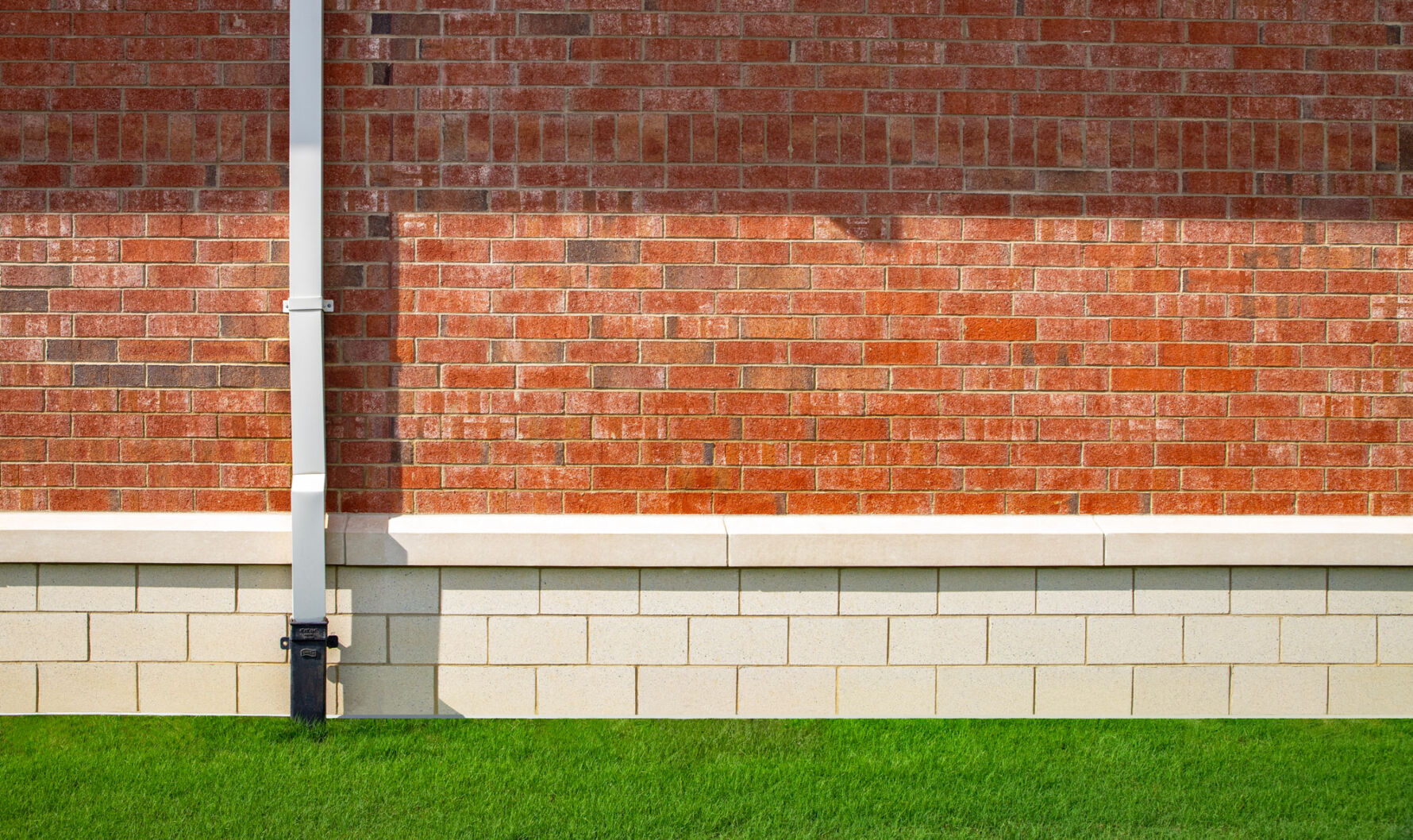 Service building constructed with concrete masonry units at the Wayne County Detention Center in Goldsboro NC.